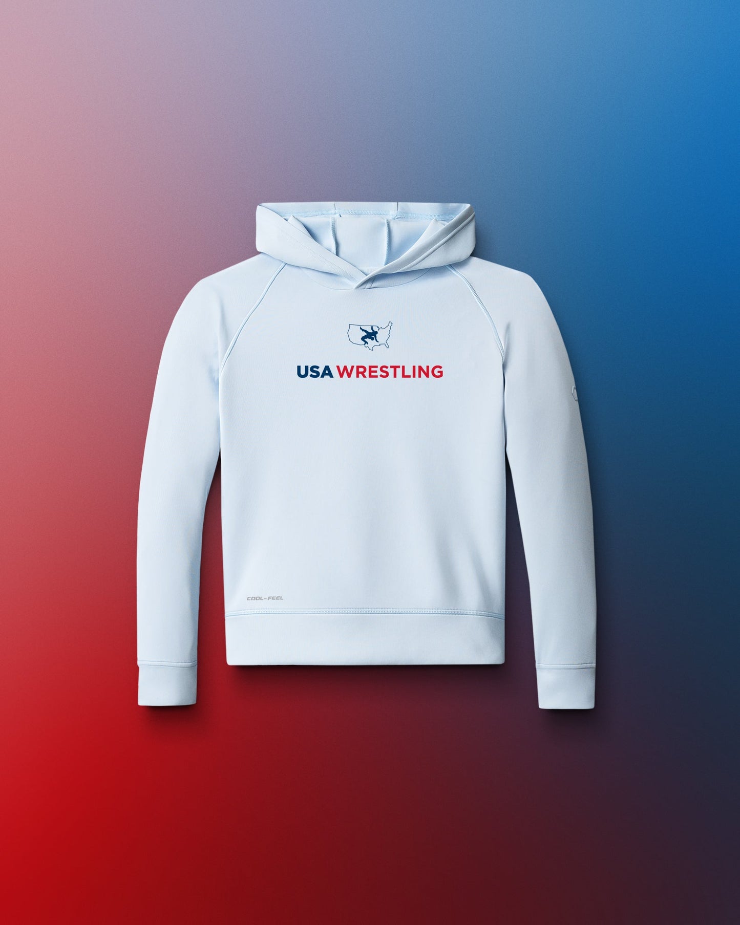 RUDIS USA Wrestling Logo COOL-FEEL Youth Hoodie