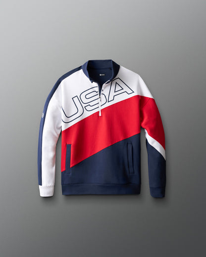 RUDIS USA Wrestling Youth Colorblock 1/4 Zip