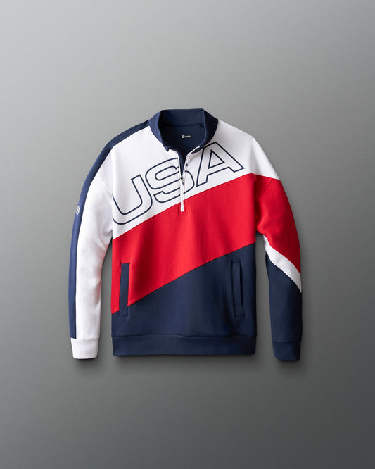 RUDIS USA Wrestling Youth Colorblock 1/4 Zip