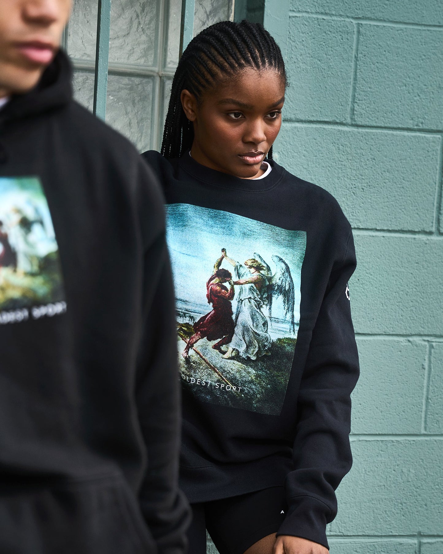 RUDIS Divine Struggle Crewneck – RUDIS Heavyweight Traditional Sweatshirt