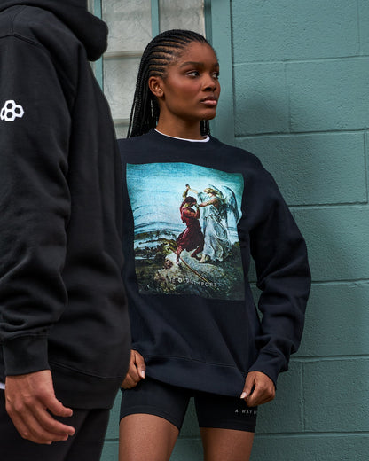 RUDIS Divine Struggle Crewneck – RUDIS Heavyweight Traditional Sweatshirt