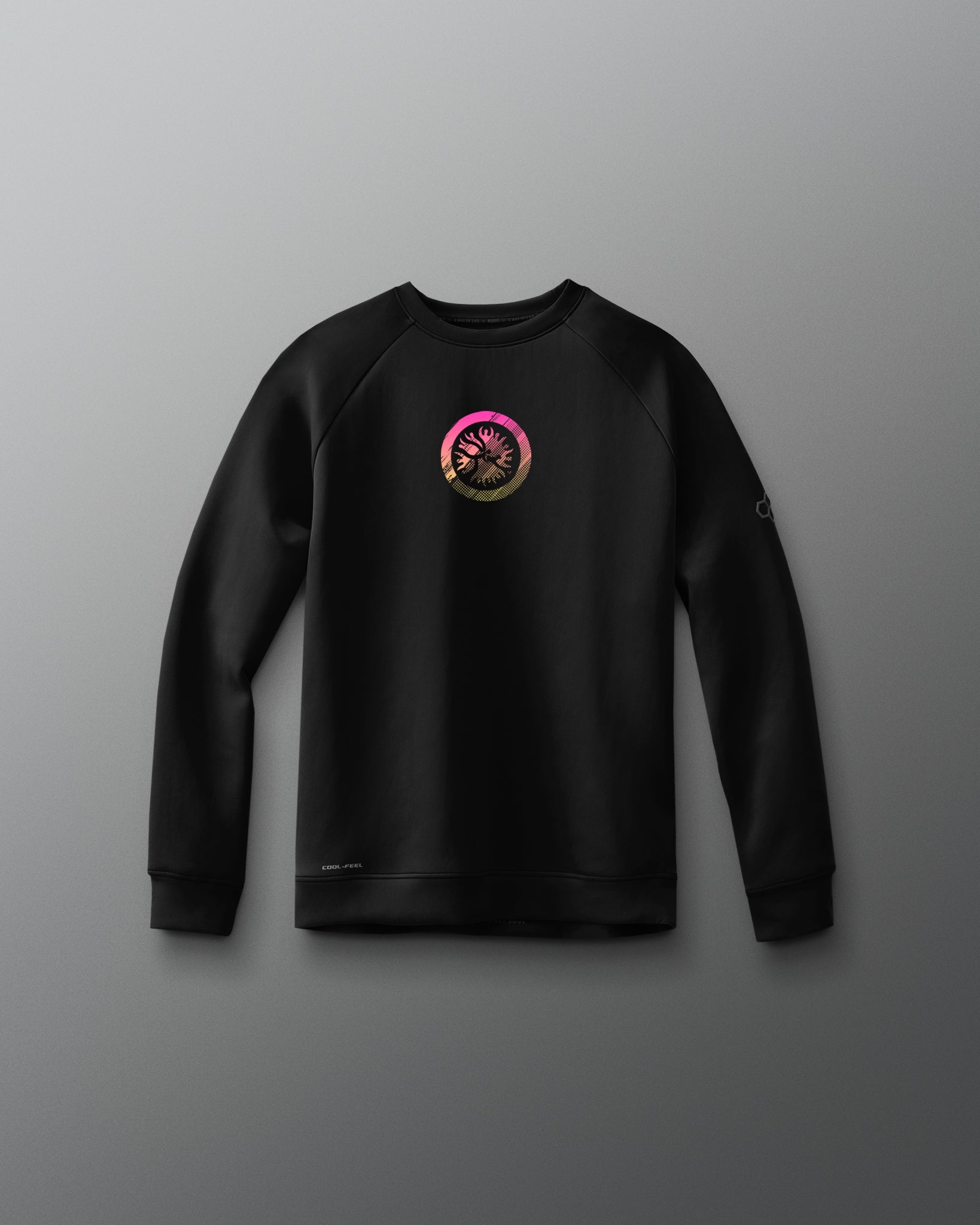 RUDIS UWW Abstract Emblem Youth Cool-Feel Crewneck