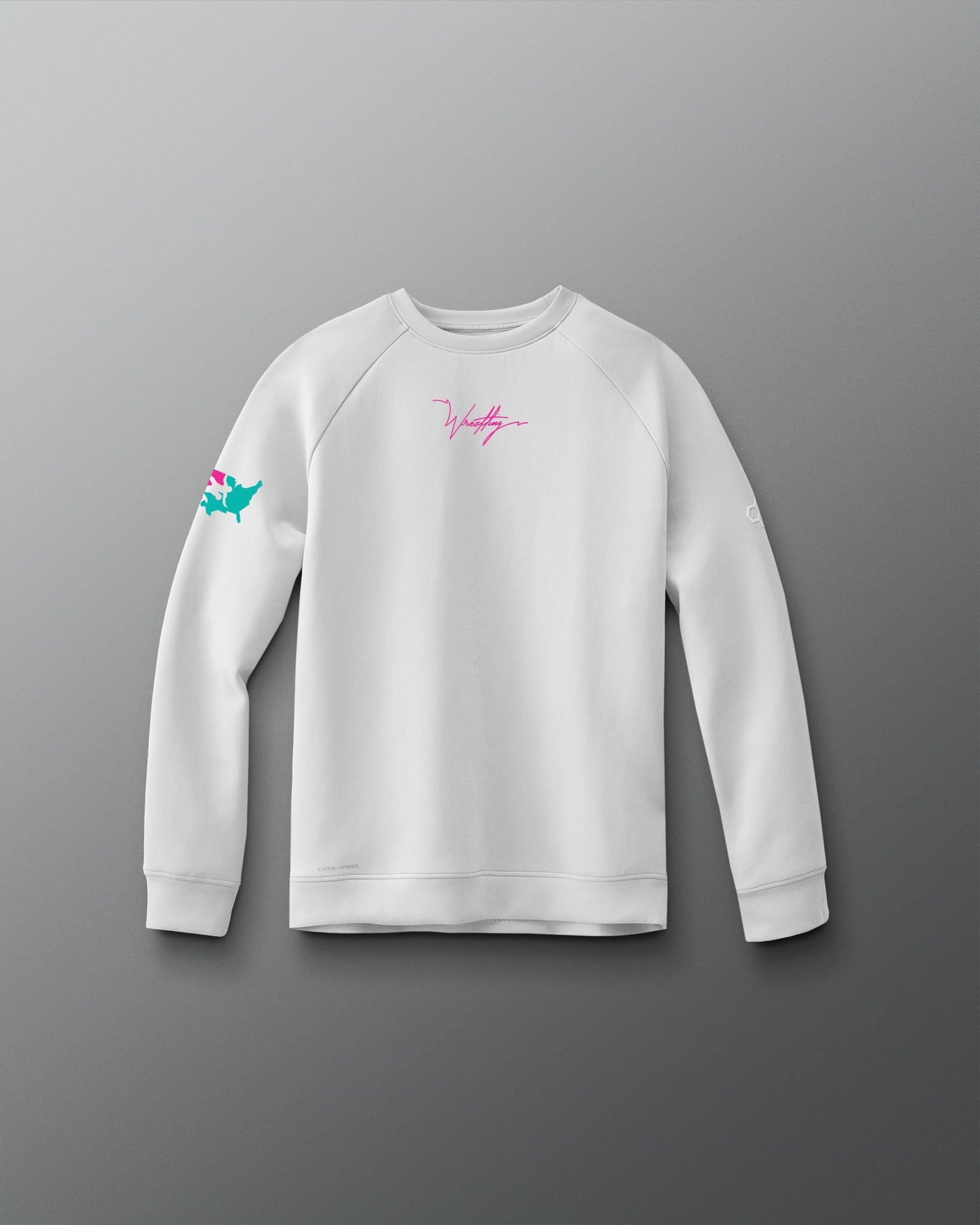 RUDIS USA Wrestling COOL-FEEL Youth Crewneck - Performance Apparel