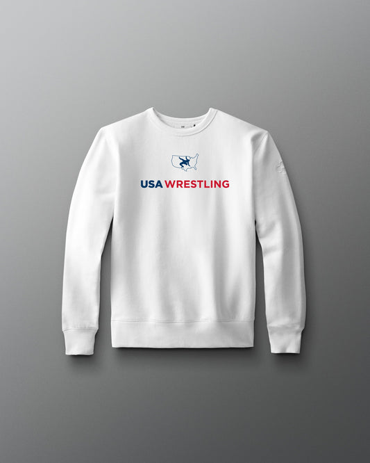 RUDIS Youth Comfort Fleece Crewneck - USA Wrestling Gear