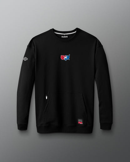 RUDIS USA Wrestling Luxe Terry Crewneck