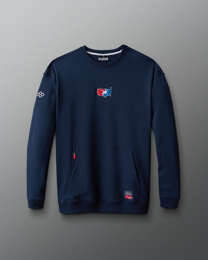 RUDIS USA Wrestling Luxe Terry Crewneck