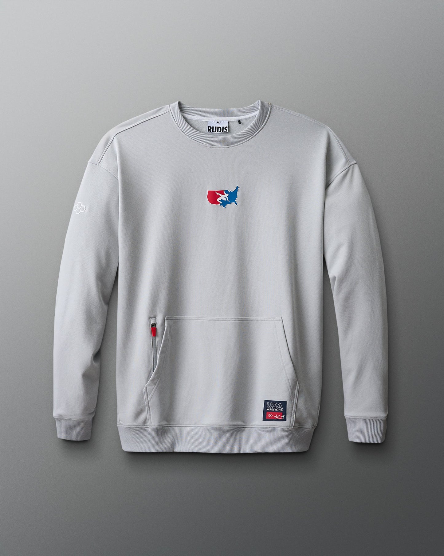 RUDIS USA Wrestling Luxe Terry Crewneck