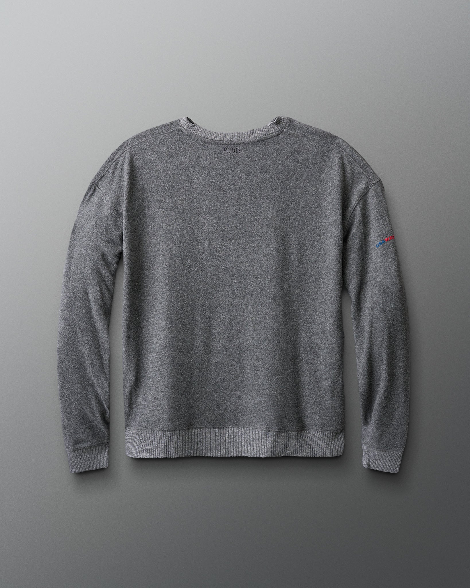 RUDIS USA Wrestling Logo Hacci Crewneck
