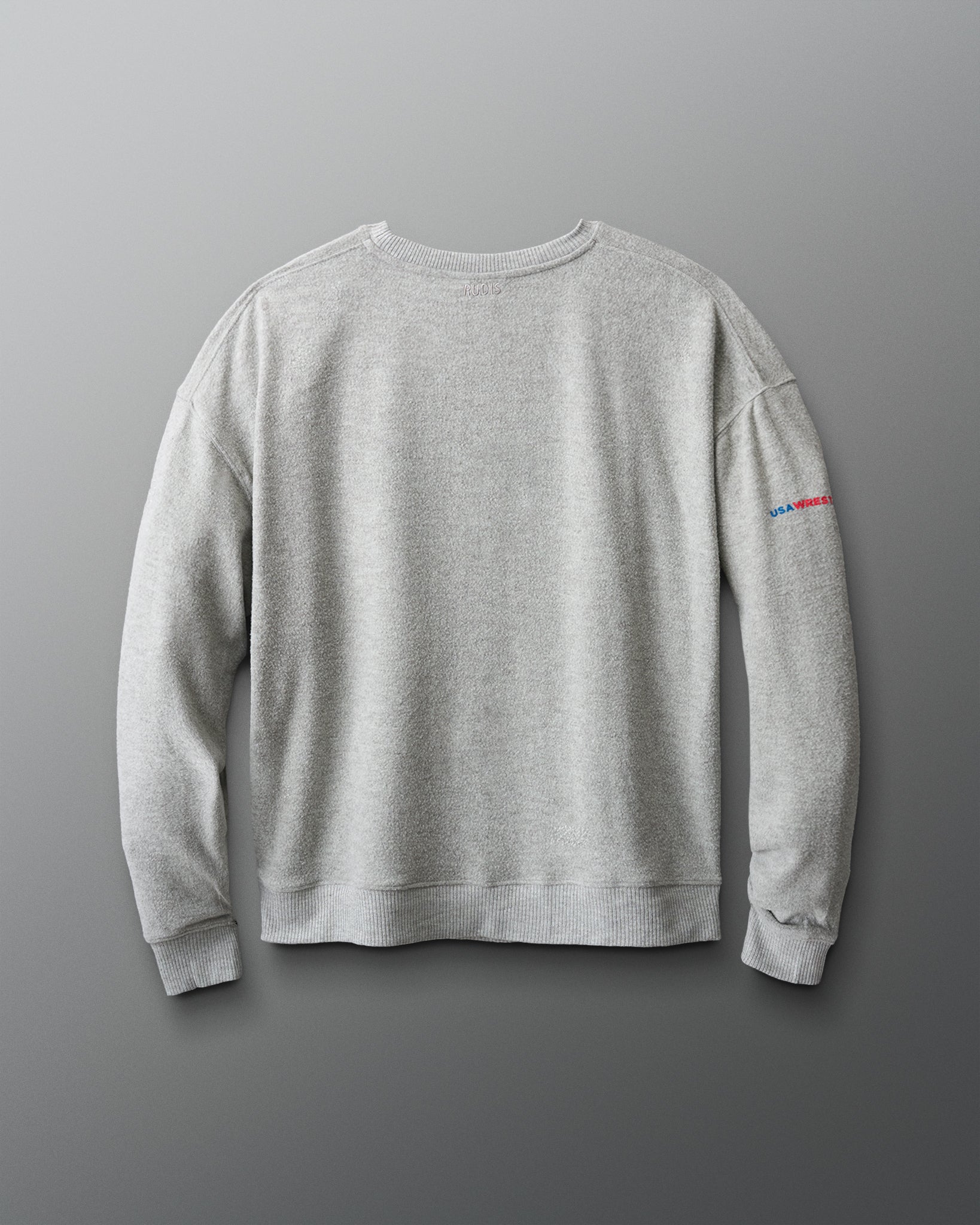 RUDIS USA Wrestling Logo Hacci Crewneck