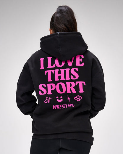 RUDIS SH I Love This Sport Comfort Fleece Hoodie