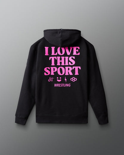 RUDIS SH I Love This Sport Comfort Fleece Hoodie