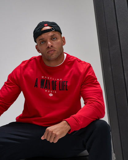 RUDIS Motto Elite Terry Crewneck - RUDIS Crewneck Sweatshirt