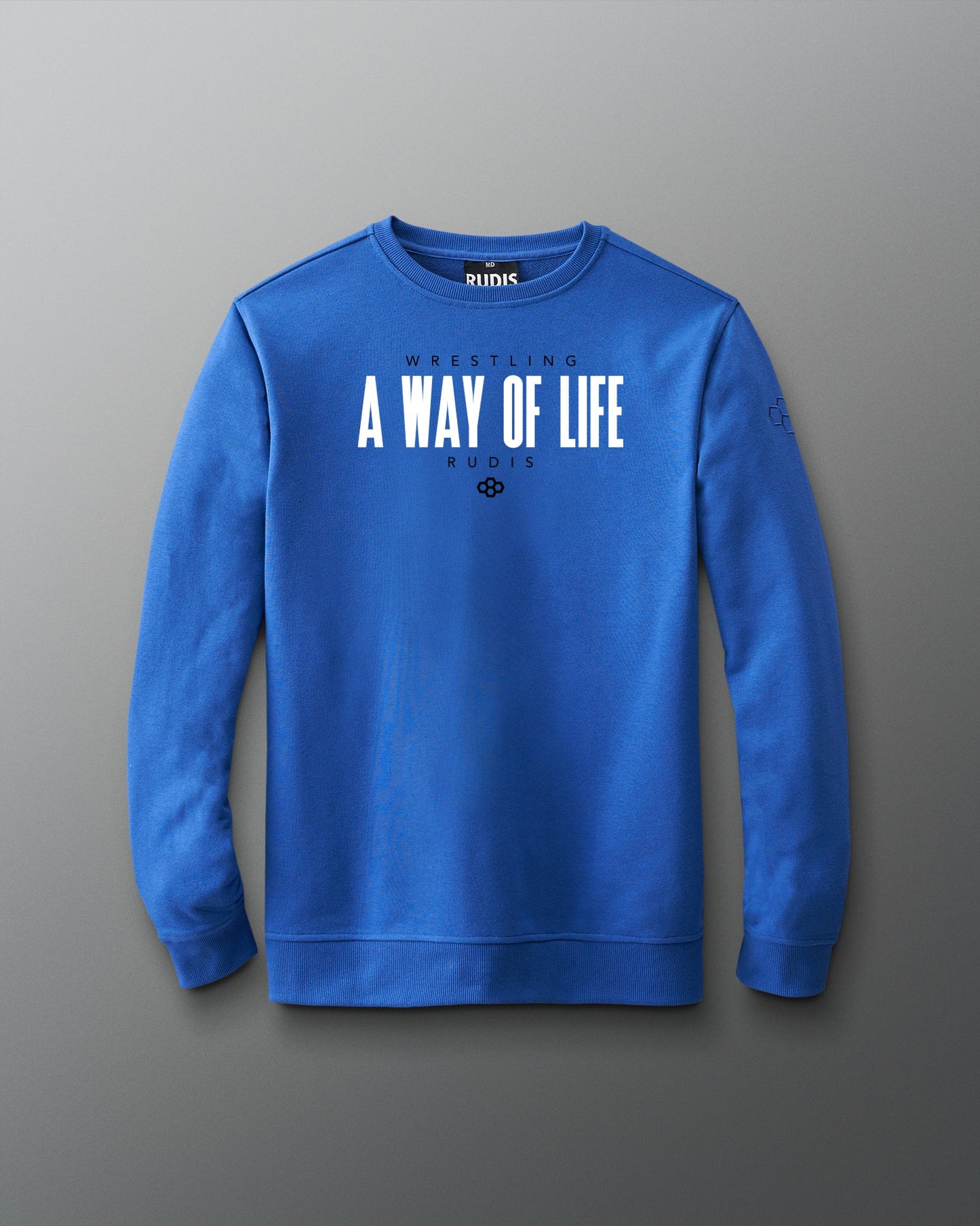 RUDIS Motto Elite Terry Crewneck - RUDIS Crewneck Sweatshirt