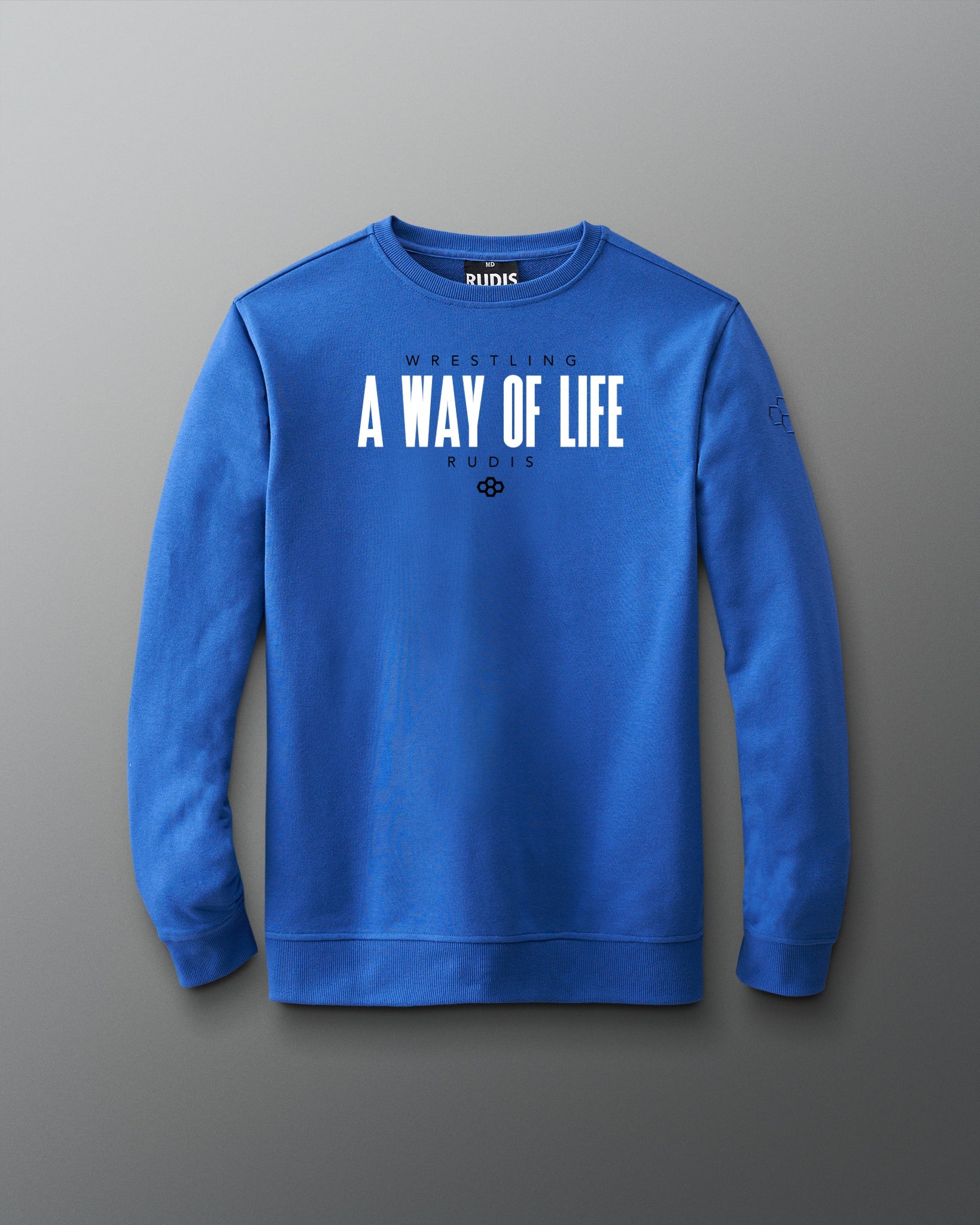 RUDIS Motto Elite Terry Crewneck - RUDIS Crewneck Sweatshirt