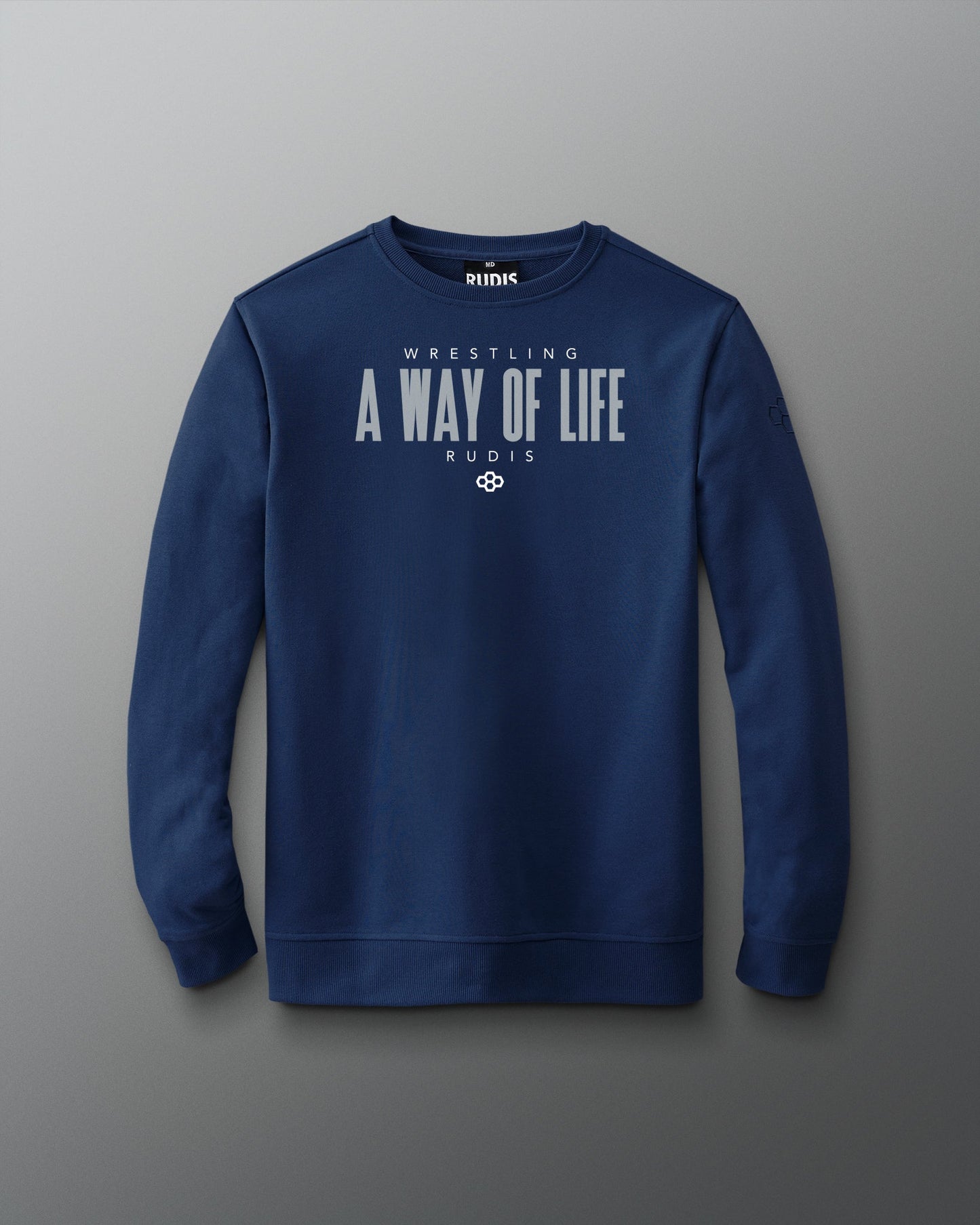 RUDIS Motto Elite Terry Crewneck - RUDIS Crewneck Sweatshirt