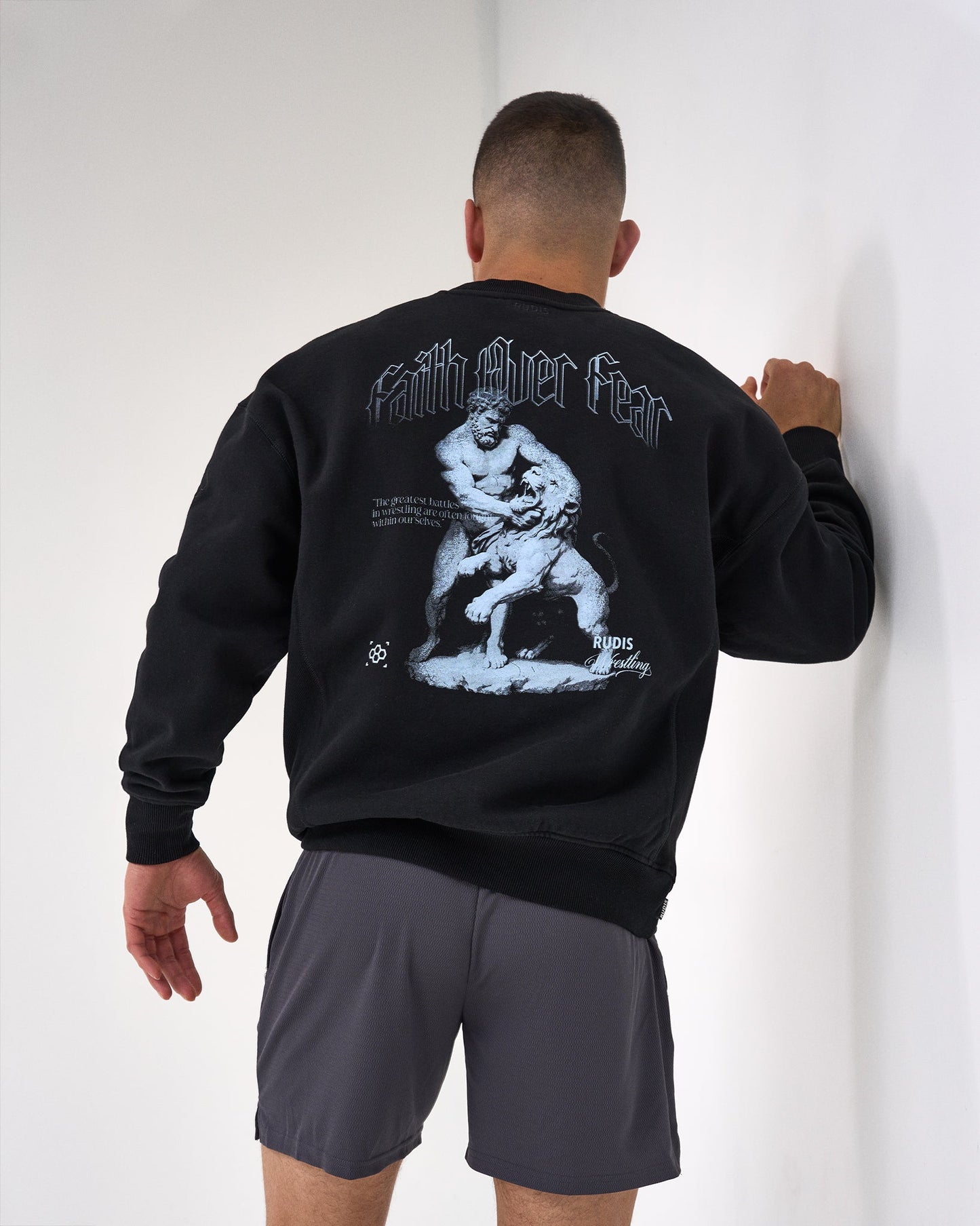 RUDIS Grapple Fear Titan Heavyweight Crewneck