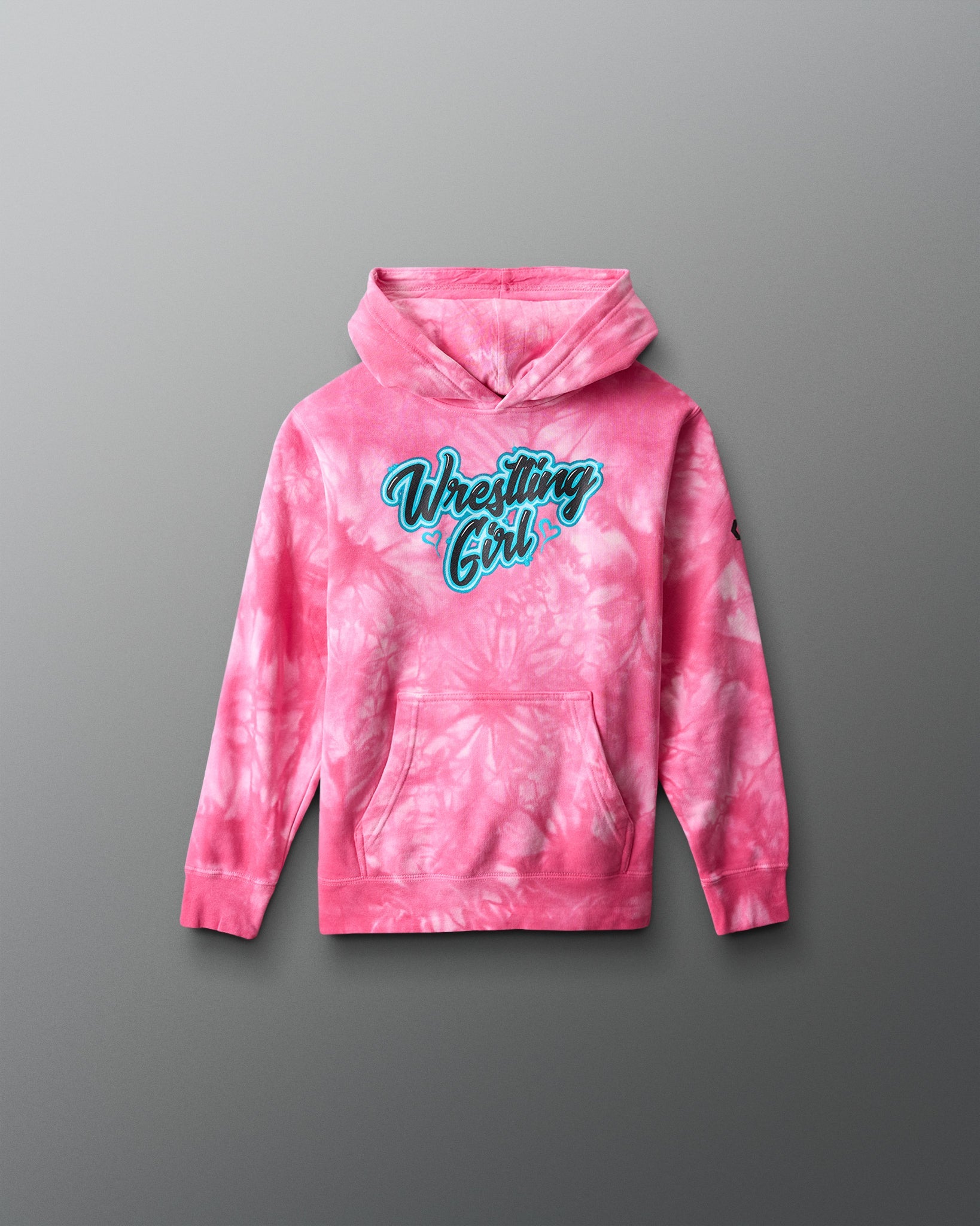 RUDIS Wrestling Girl Youth Tie-Dye Hoodie
