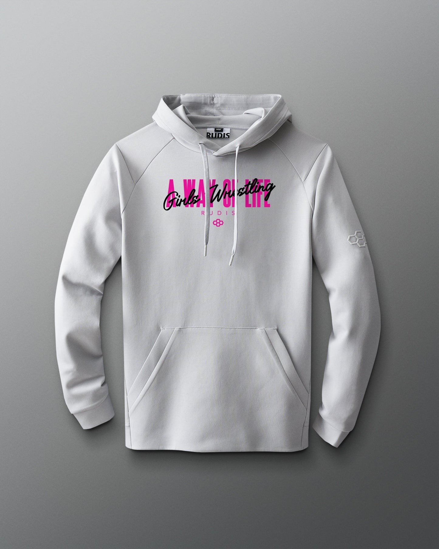 RUDIS Motto "Girls Wrestling" Ultimate Hoodie