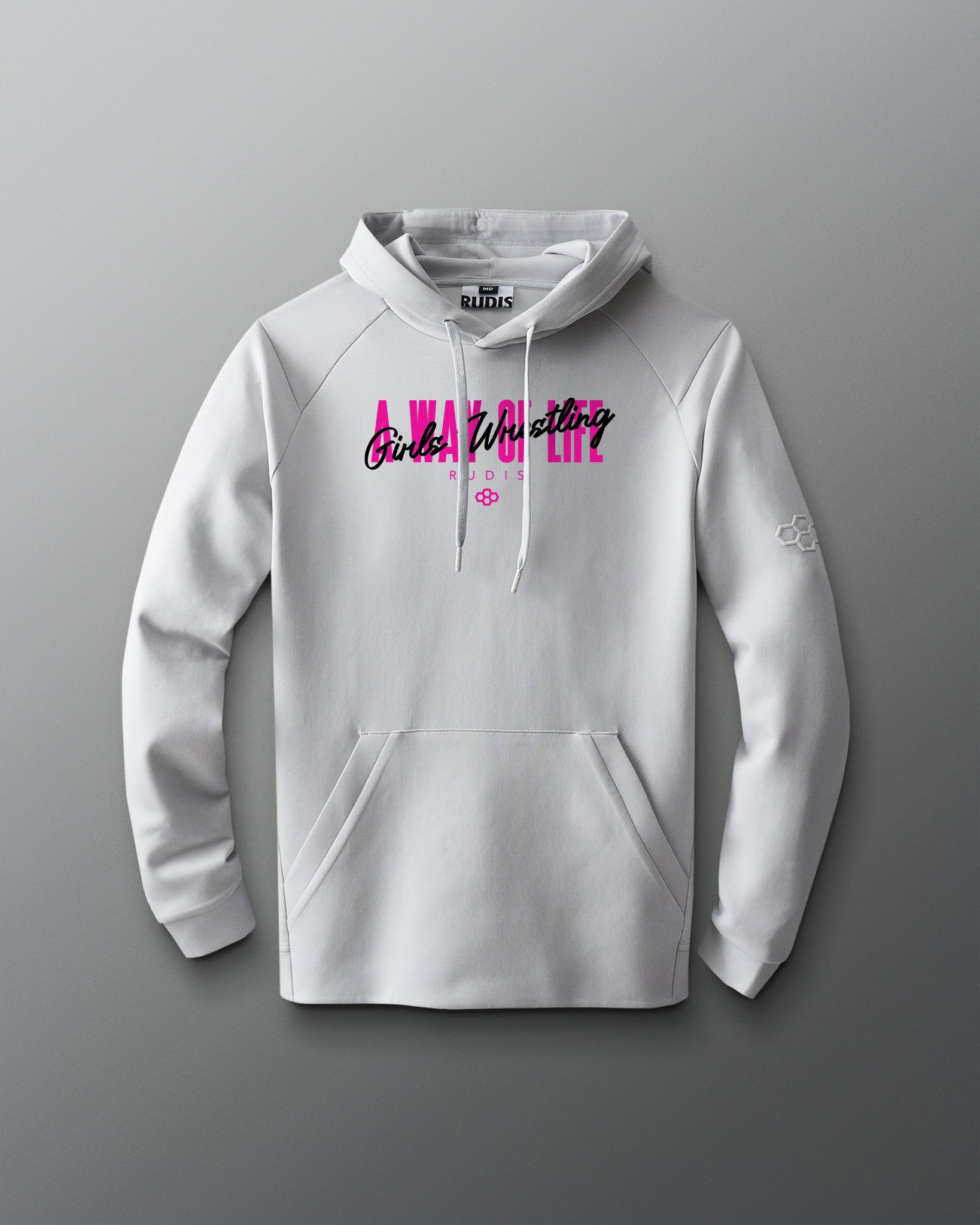 RUDIS Motto "Girls Wrestling" Ultimate Hoodie