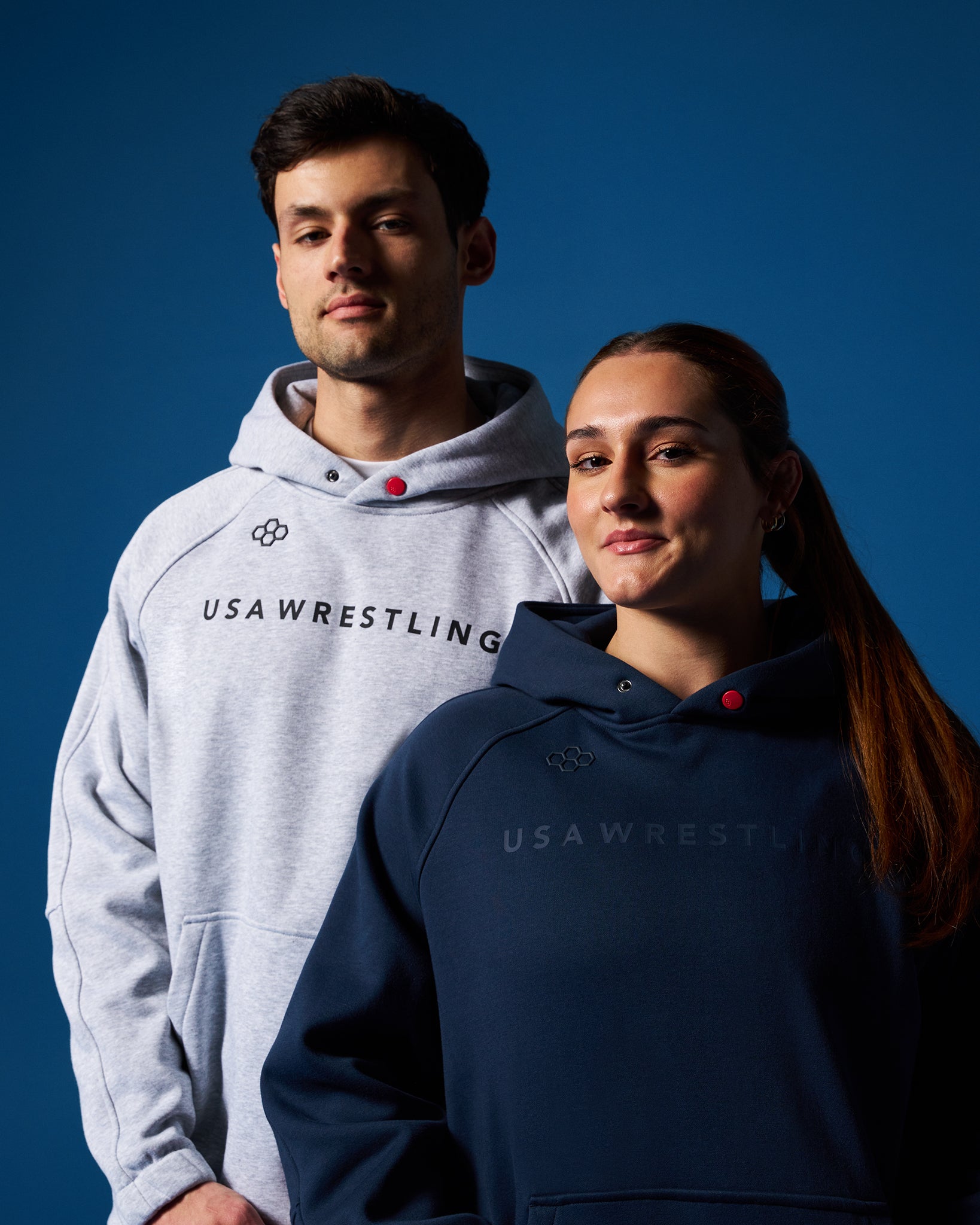 RUDIS Official USA Wrestling Tech Fleece Hoodie for Men