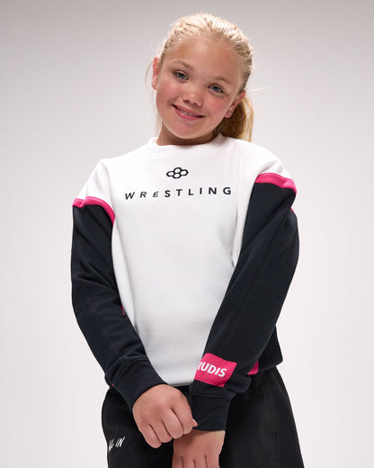 RUDIS Wrestling Youth Colorblock Crewneck