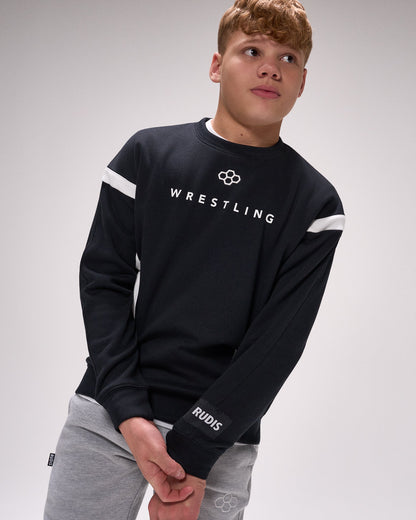 RUDIS Wrestling Youth Colorblock Crewneck
