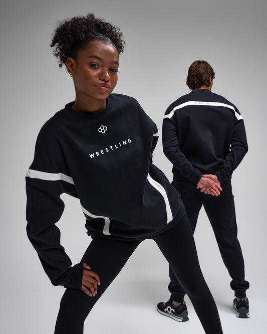 RUDIS Wrestling Colorblock Crewneck