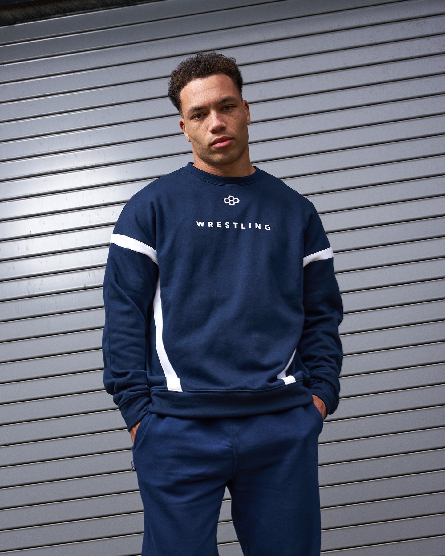 RUDIS Wrestling Colorblock Crewneck