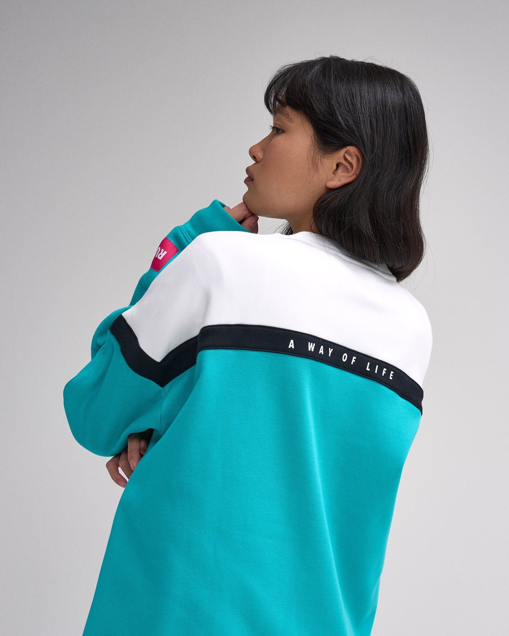 RUDIS Wrestling Colorblock Crewneck