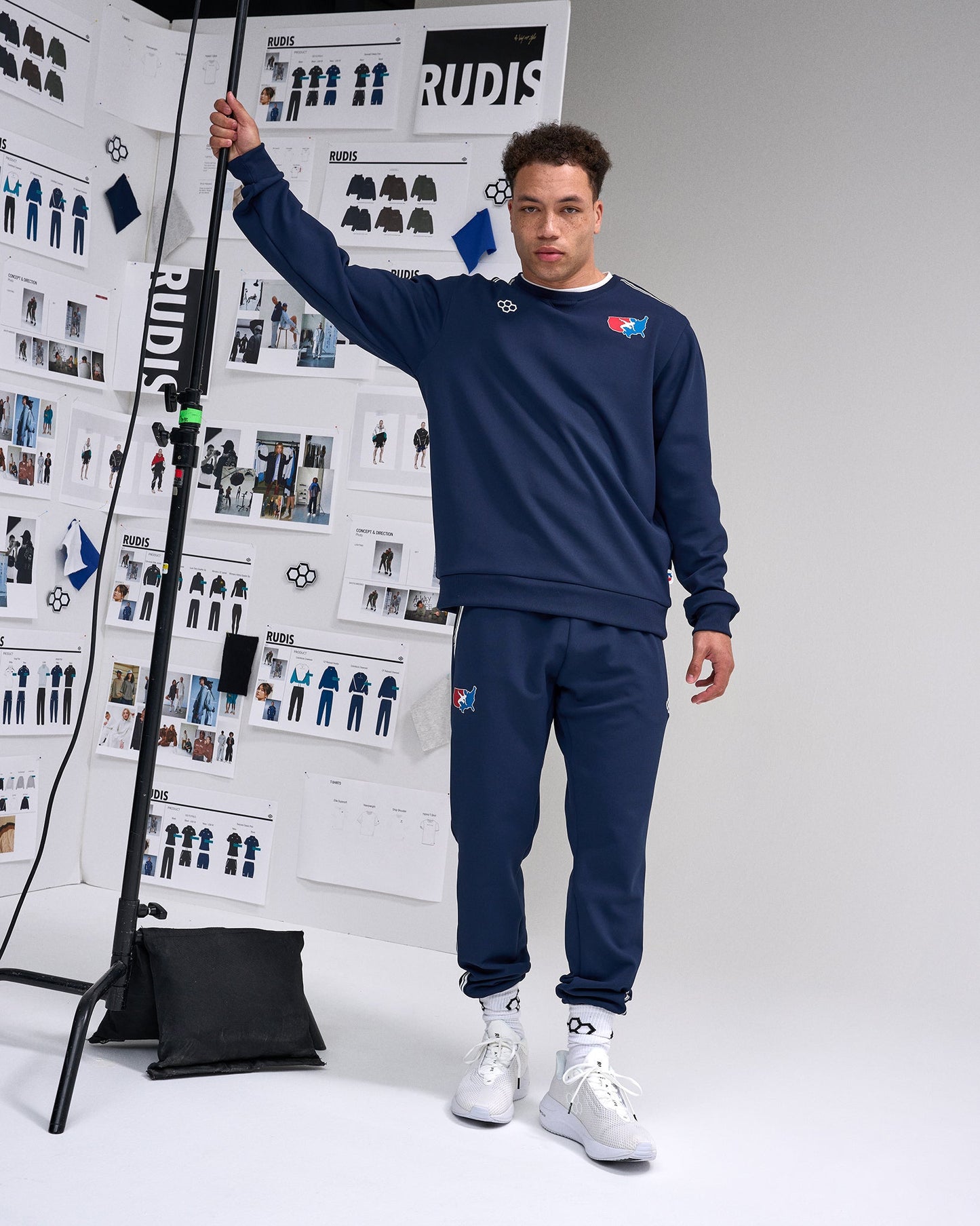 RUDIS USA Wrestling Chronicle Elite Crewneck - Official USA Wrestling Gear for Competitors