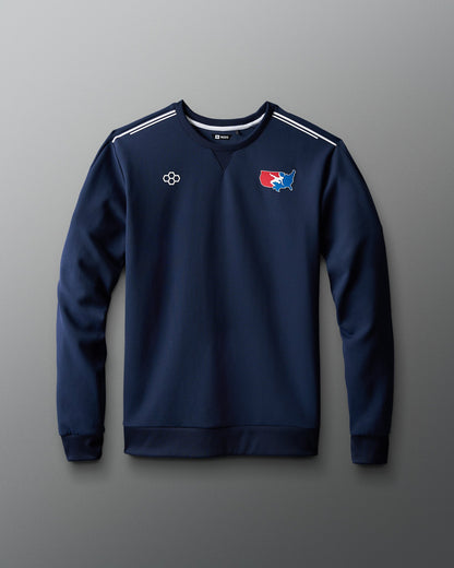 RUDIS USA Wrestling Chronicle Elite Crewneck - Official USA Wrestling Gear for Competitors