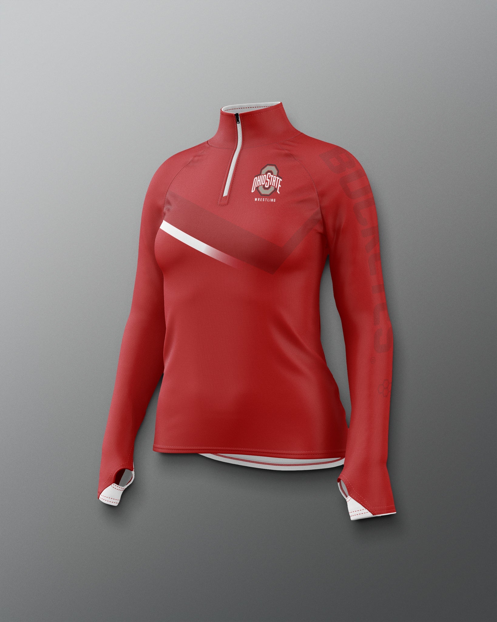 RUDIS Ohio State Women's Sublimated Quarter Zip - Fierce Style