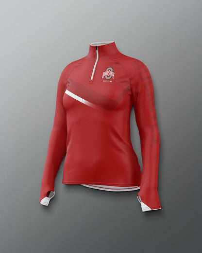 RUDIS Ohio State Women's Sublimated Quarter Zip - Fierce Style