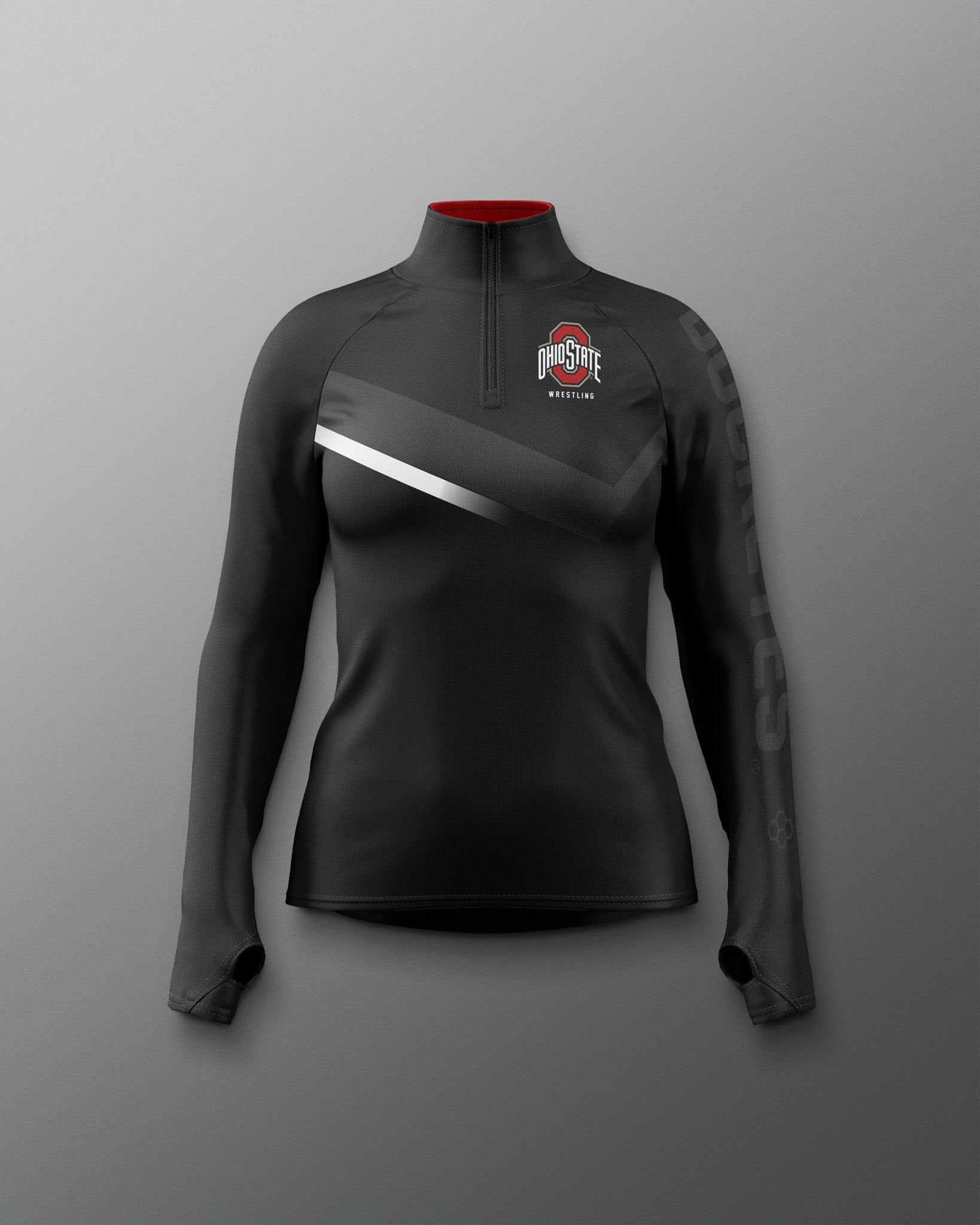 RUDIS Ohio State Women's Sublimated Quarter Zip - Fierce Style
