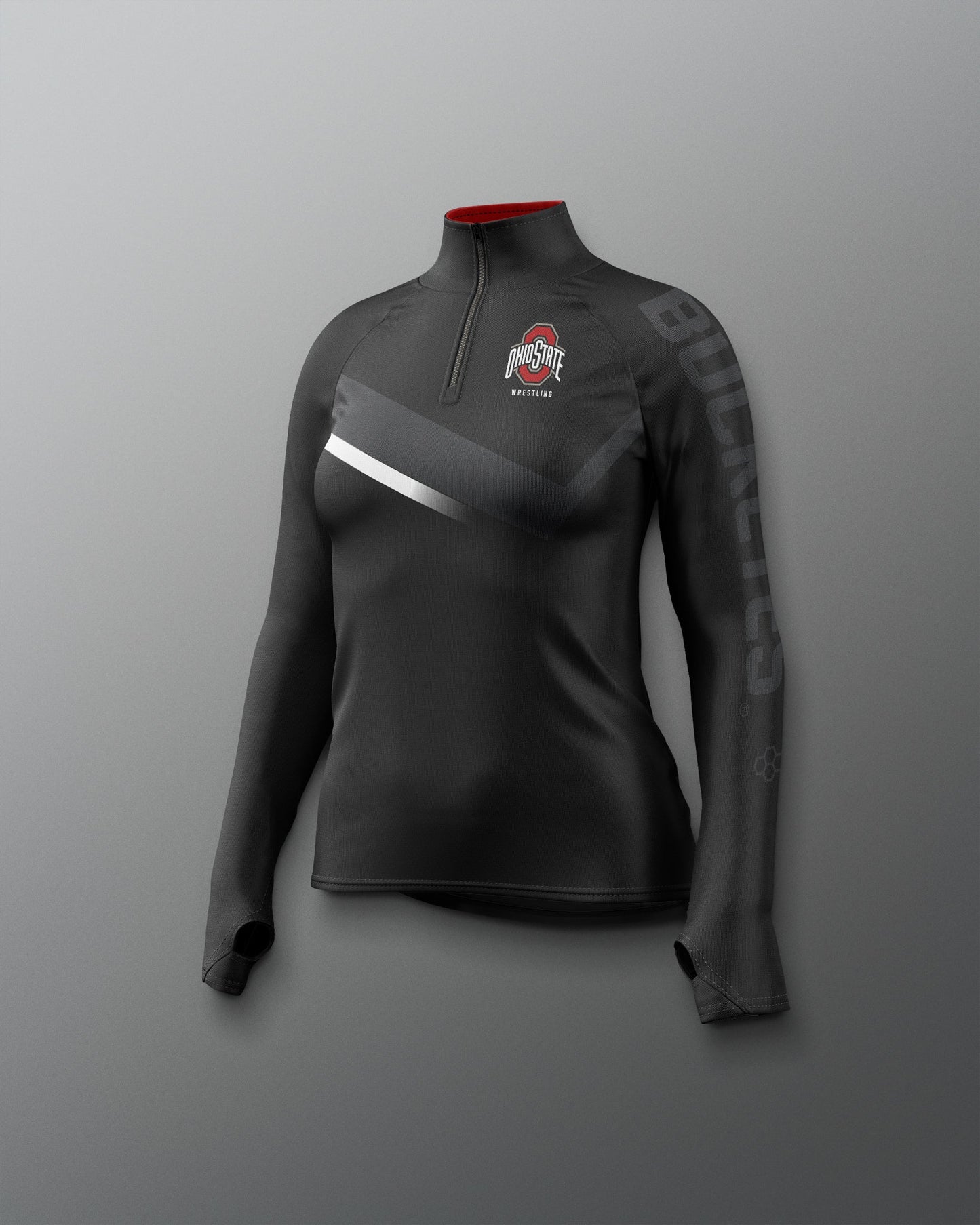 RUDIS Ohio State Women's Sublimated Quarter Zip - Fierce Style