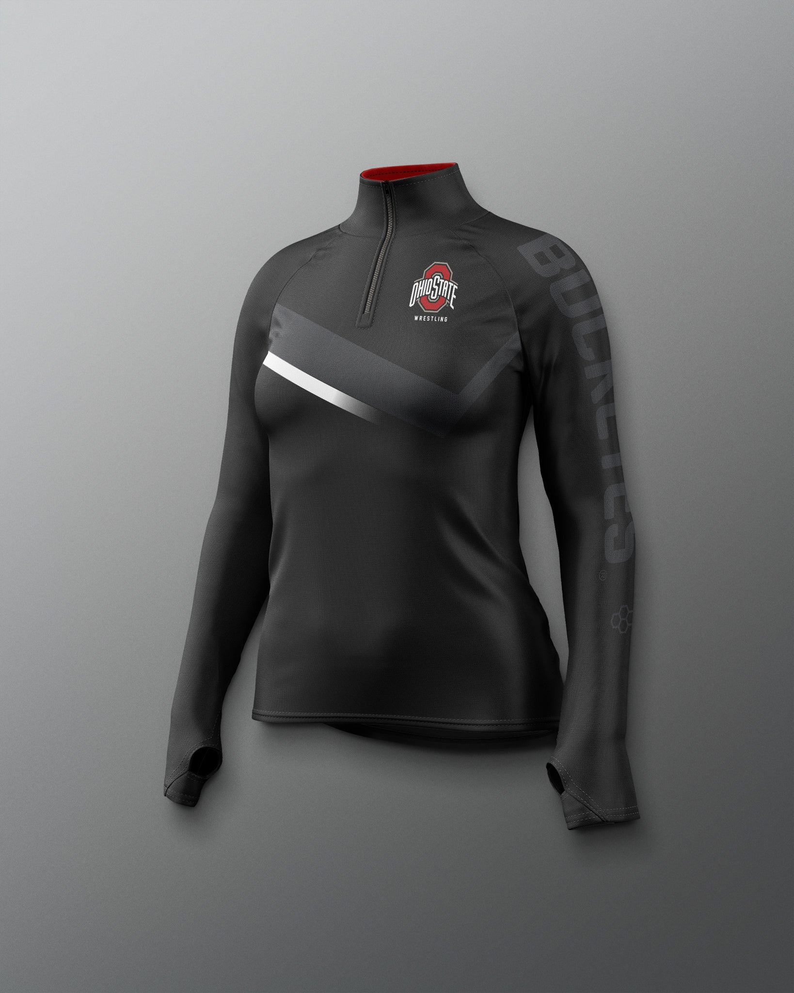 RUDIS Ohio State Women's Sublimated Quarter Zip - Fierce Style