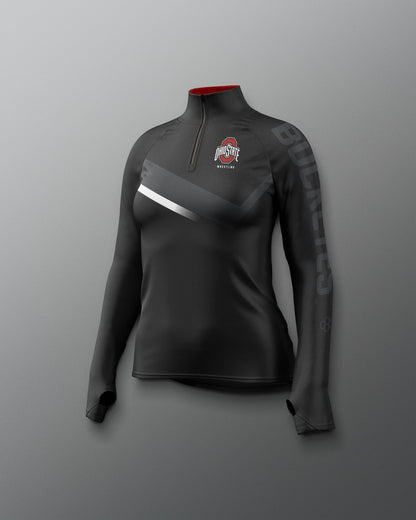 RUDIS Ohio State Women's Sublimated Quarter Zip - Fierce Style