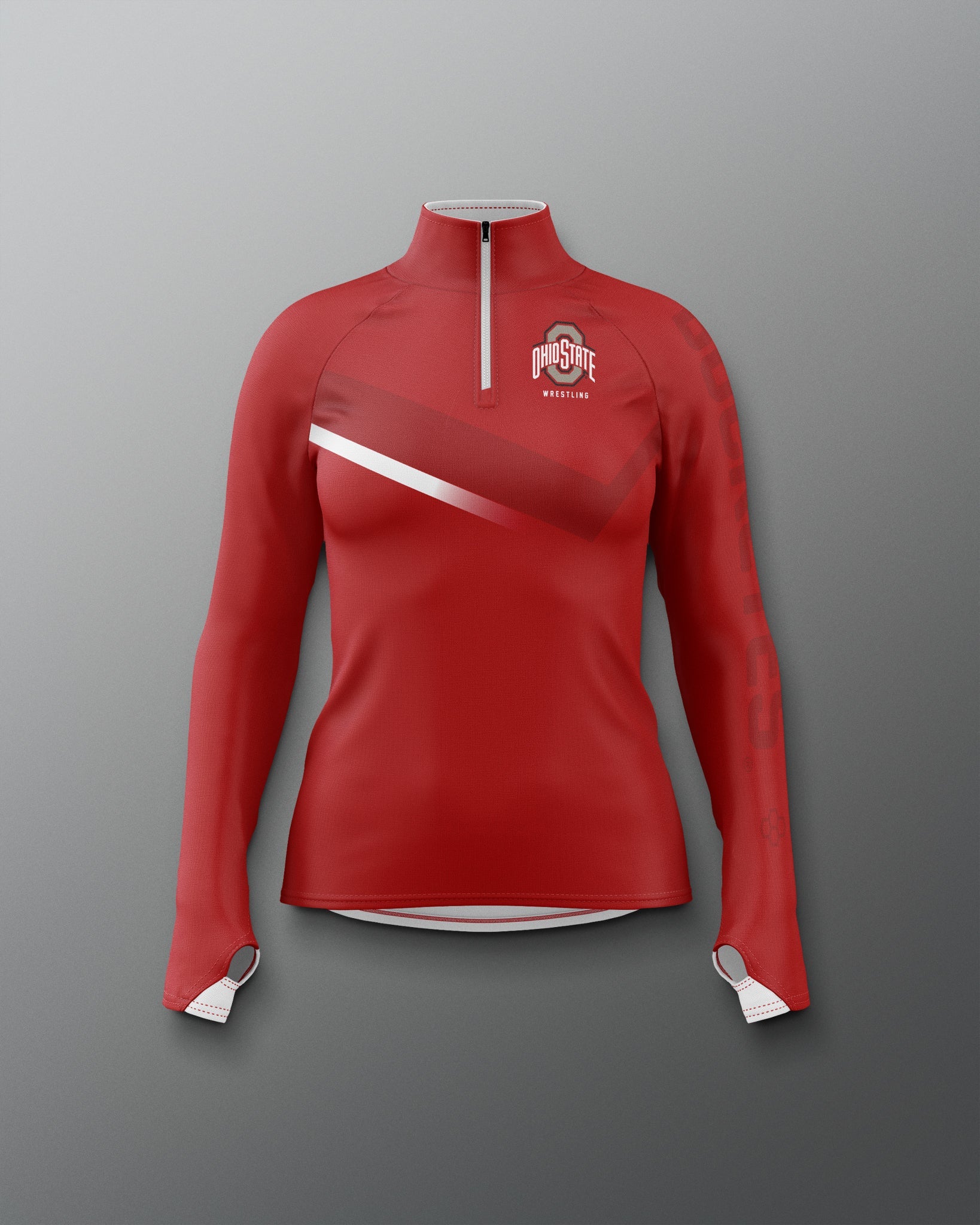 RUDIS Ohio State Women's Sublimated Quarter Zip - Fierce Style