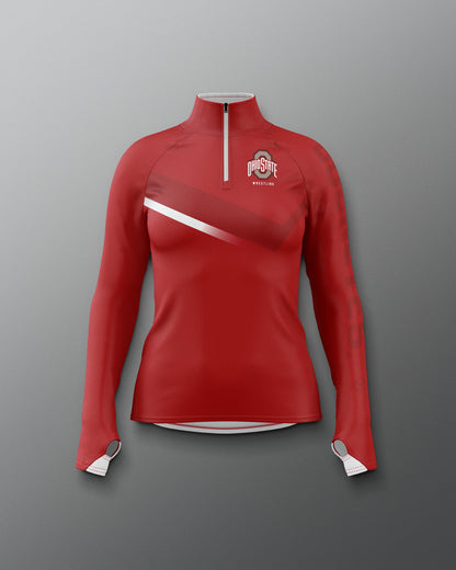 RUDIS Ohio State Women's Sublimated Quarter Zip - Fierce Style