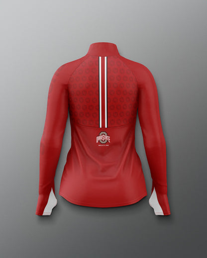 RUDIS Ohio State Women's Sublimated Quarter Zip - Fierce Style