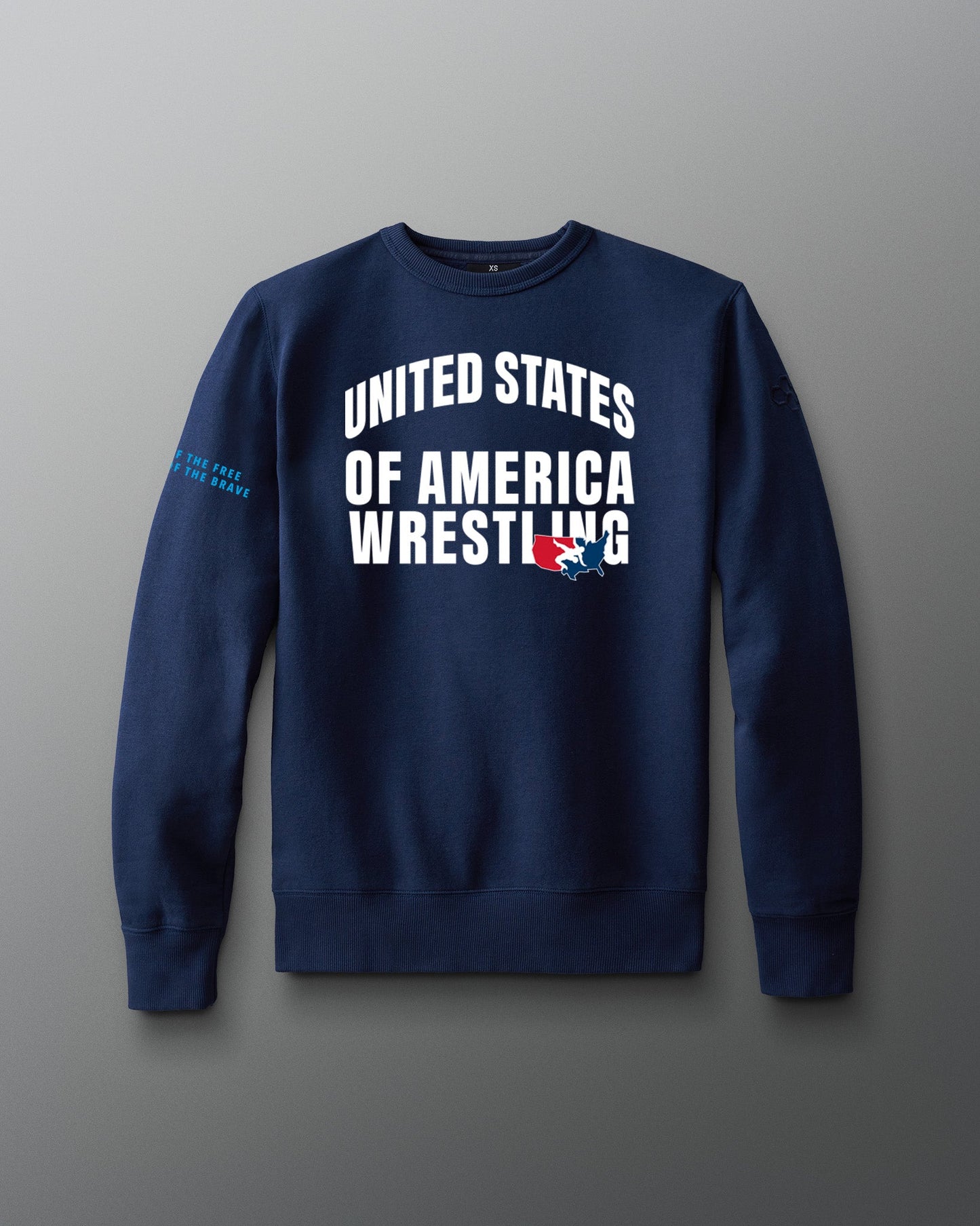 RUDIS USA Comfort Fleece Crewneck for Men - On and Off the mat