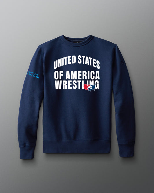 RUDIS USA Comfort Fleece Crewneck for Men - On and Off the mat