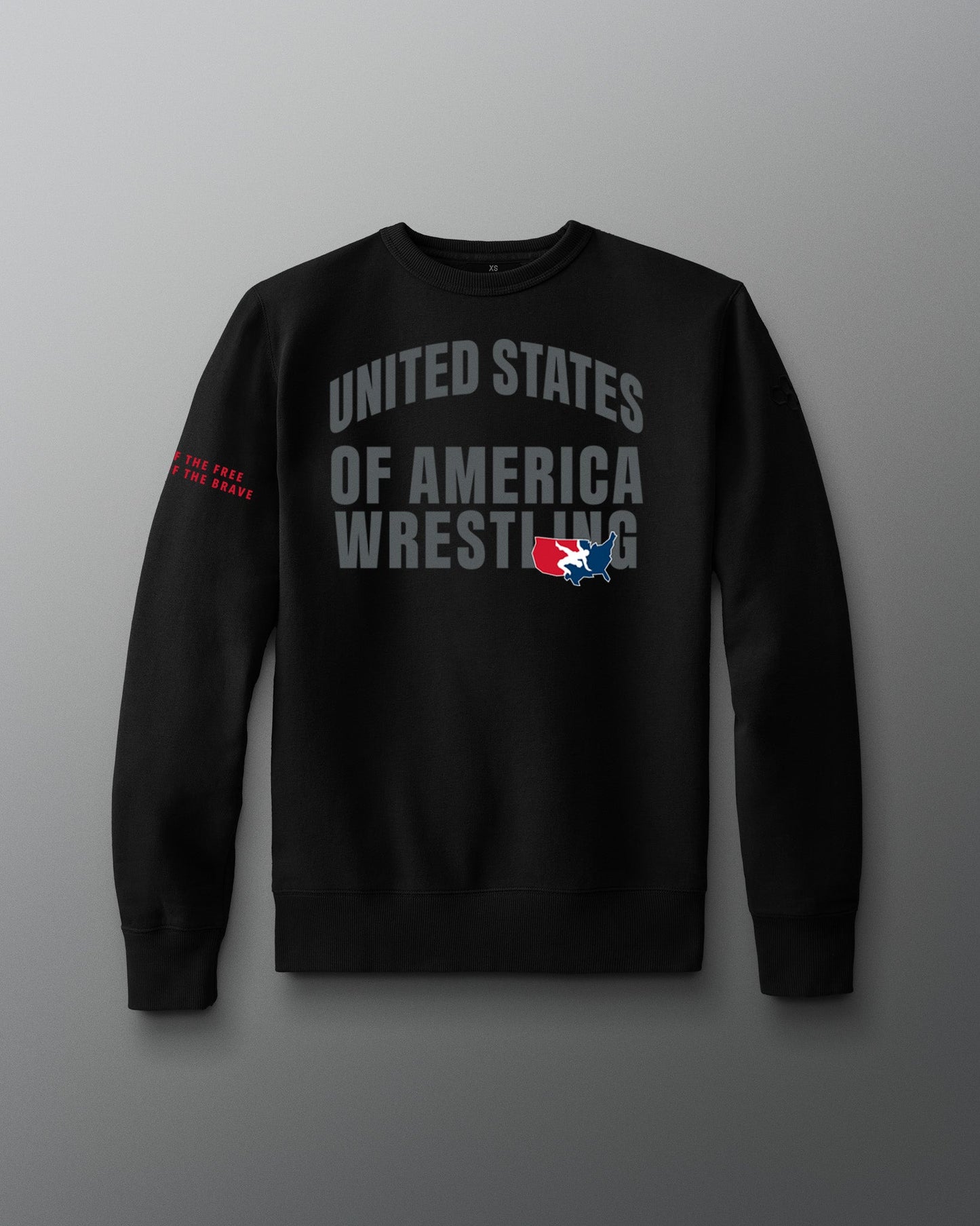 RUDIS USA Comfort Fleece Crewneck for Men - On and Off the mat