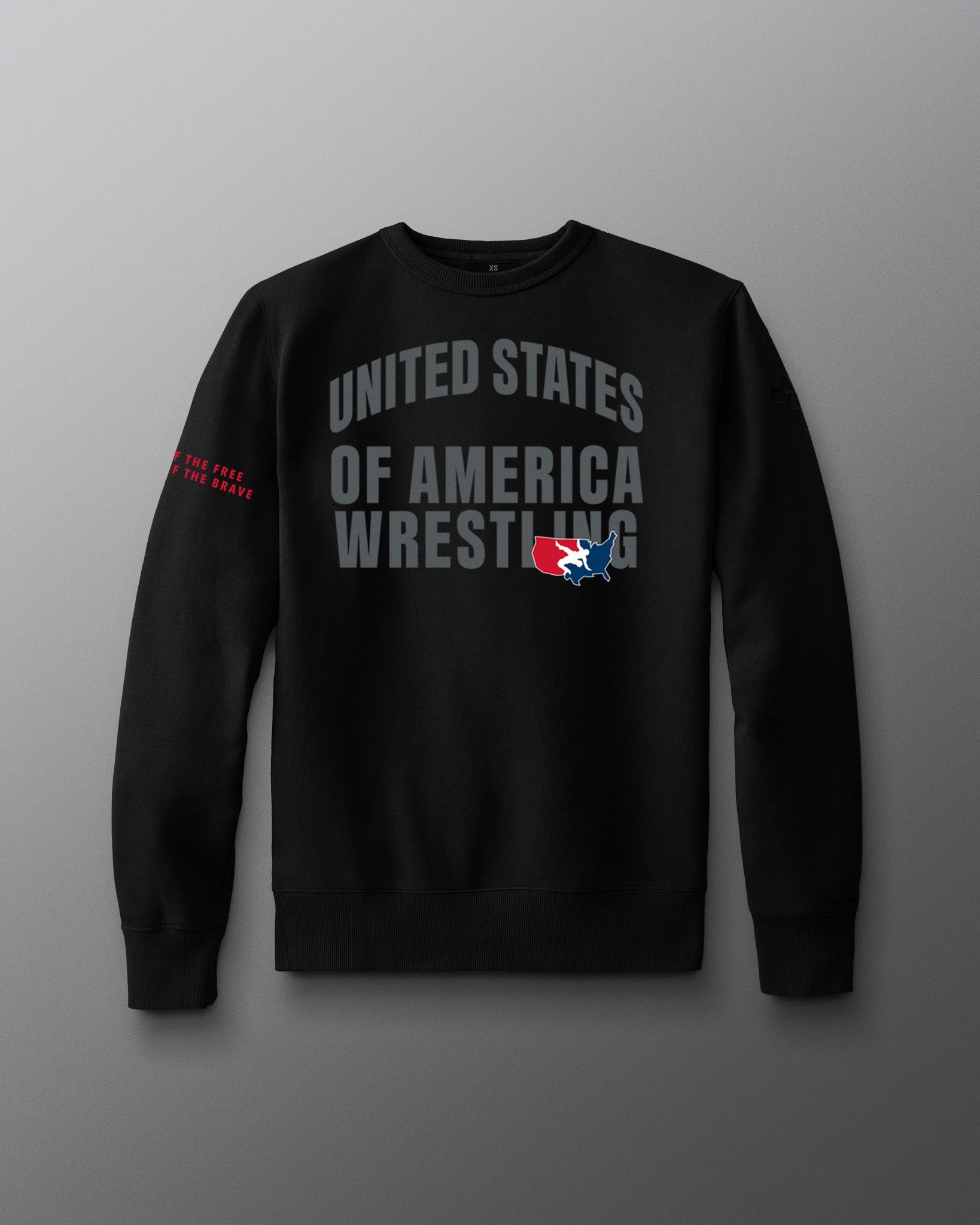 RUDIS USA Comfort Fleece Crewneck for Men - On and Off the mat