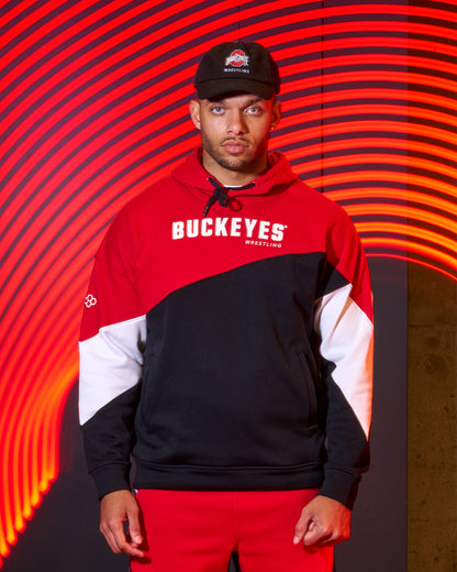 RUDIS Ohio State Buckeyes Colorblock Hoodie