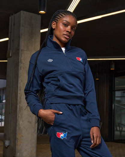 RUDIS USA Wrestling Luxe Terry Women's 1/4 Zip