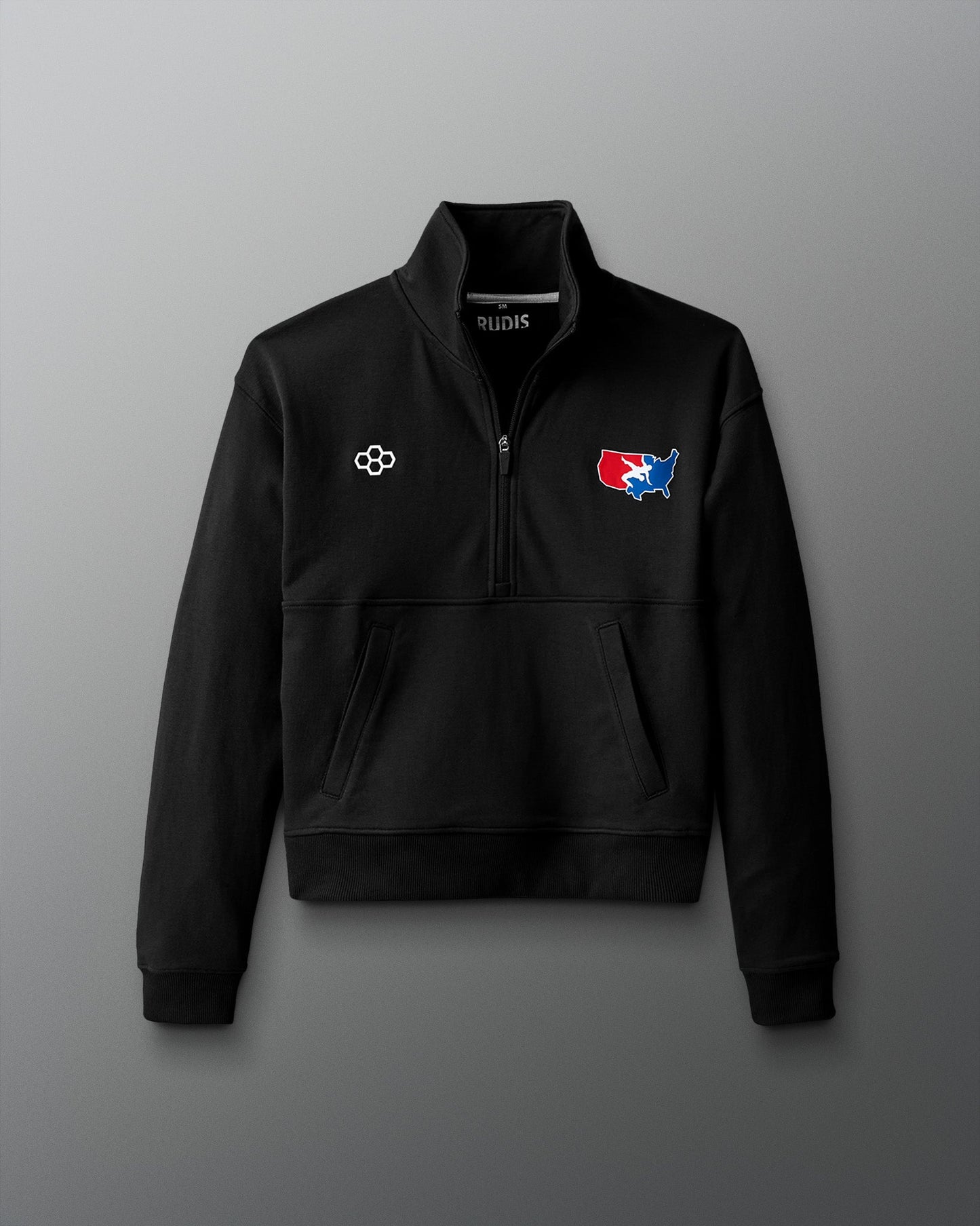 RUDIS USA Wrestling Luxe Terry Women's 1/4 Zip