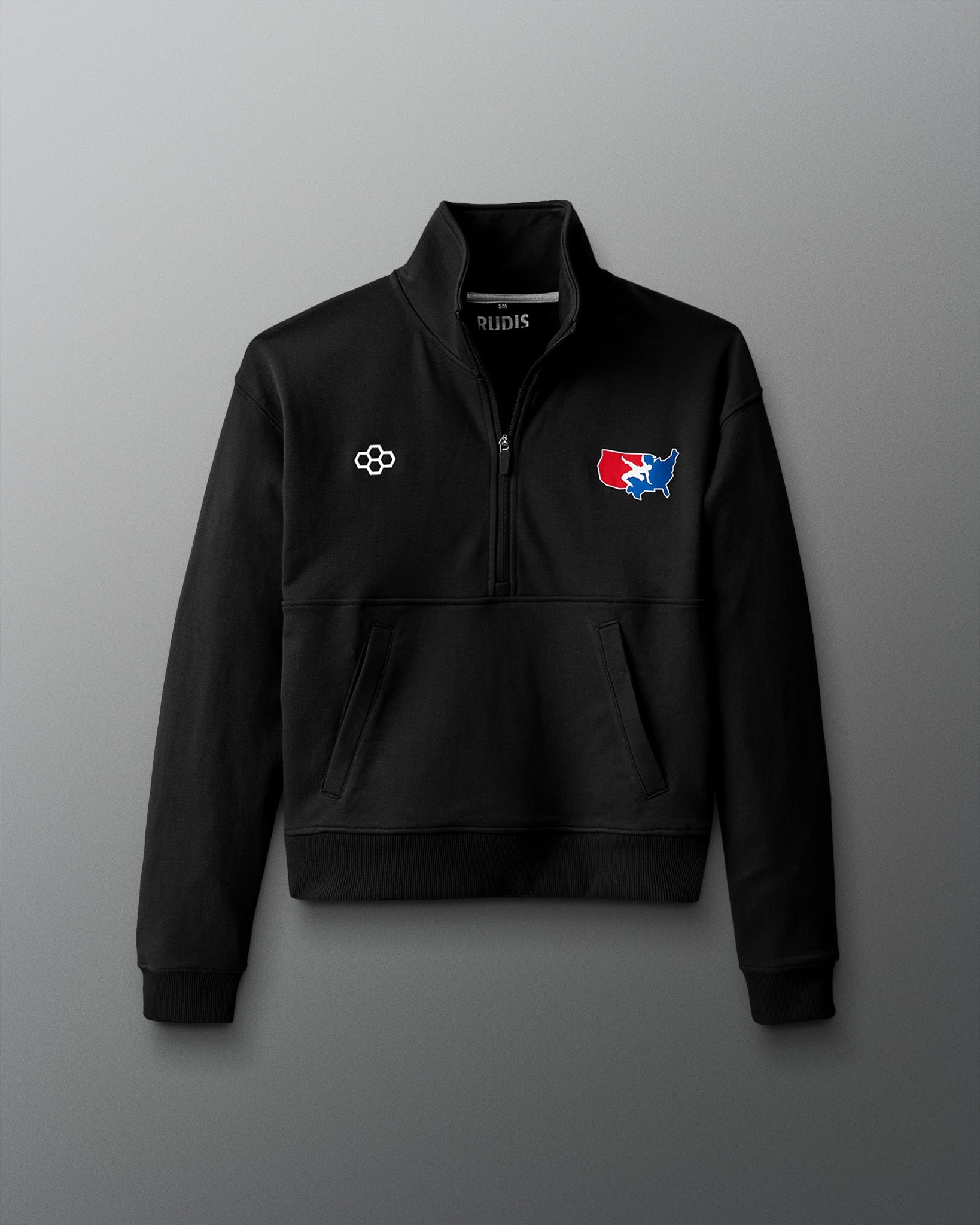 RUDIS USA Wrestling Luxe Terry Women's 1/4 Zip