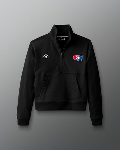 RUDIS USA Wrestling Luxe Terry Women's 1/4 Zip