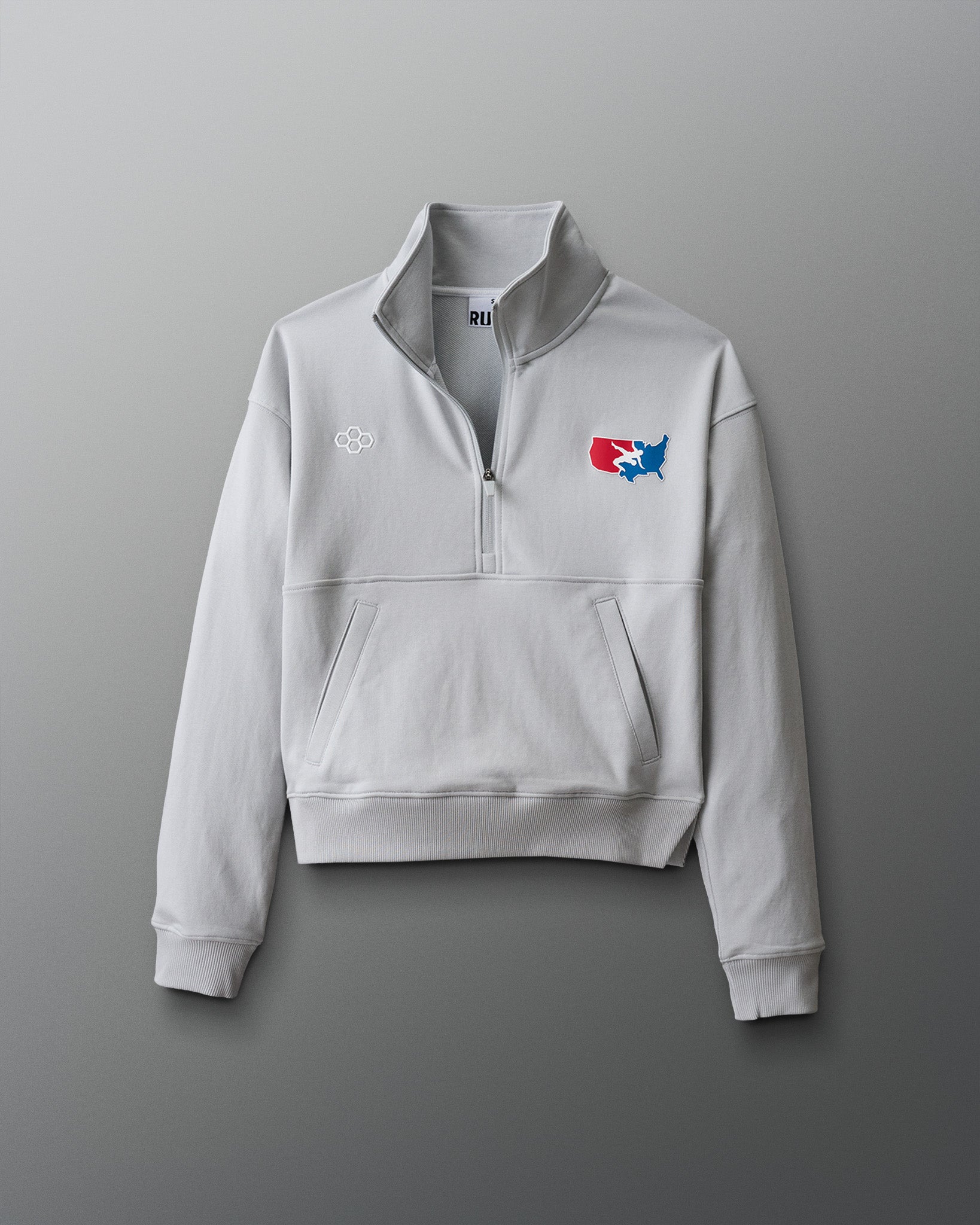 RUDIS USA Wrestling Luxe Terry Women's 1/4 Zip